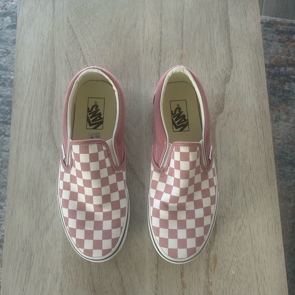 Vans checkerboard slip on